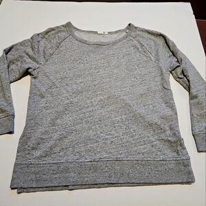 Gap Long Sleeve Pullover Sweater Women's Size Large Gray  Acrylic Blend
